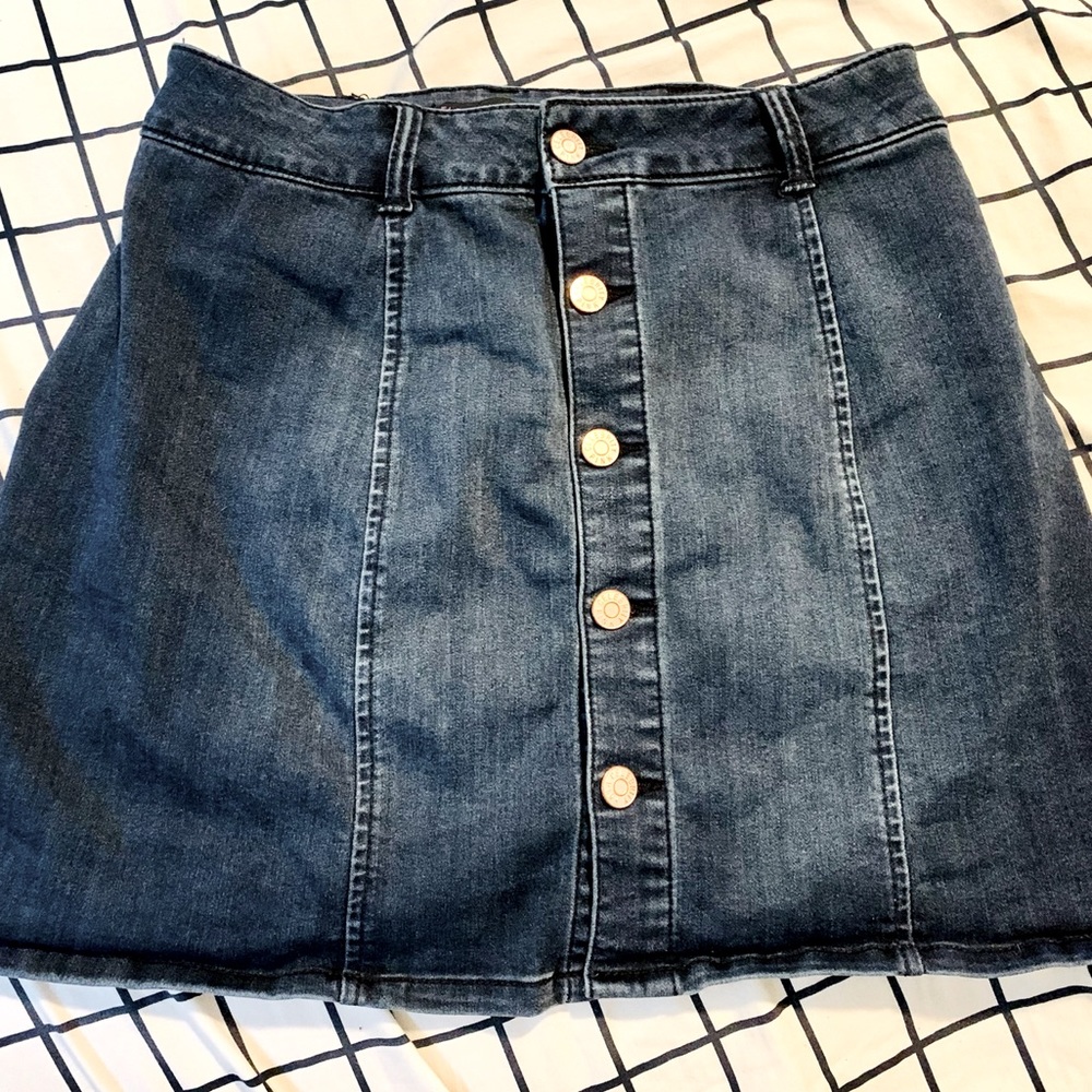 Jean Pencil Skirt
